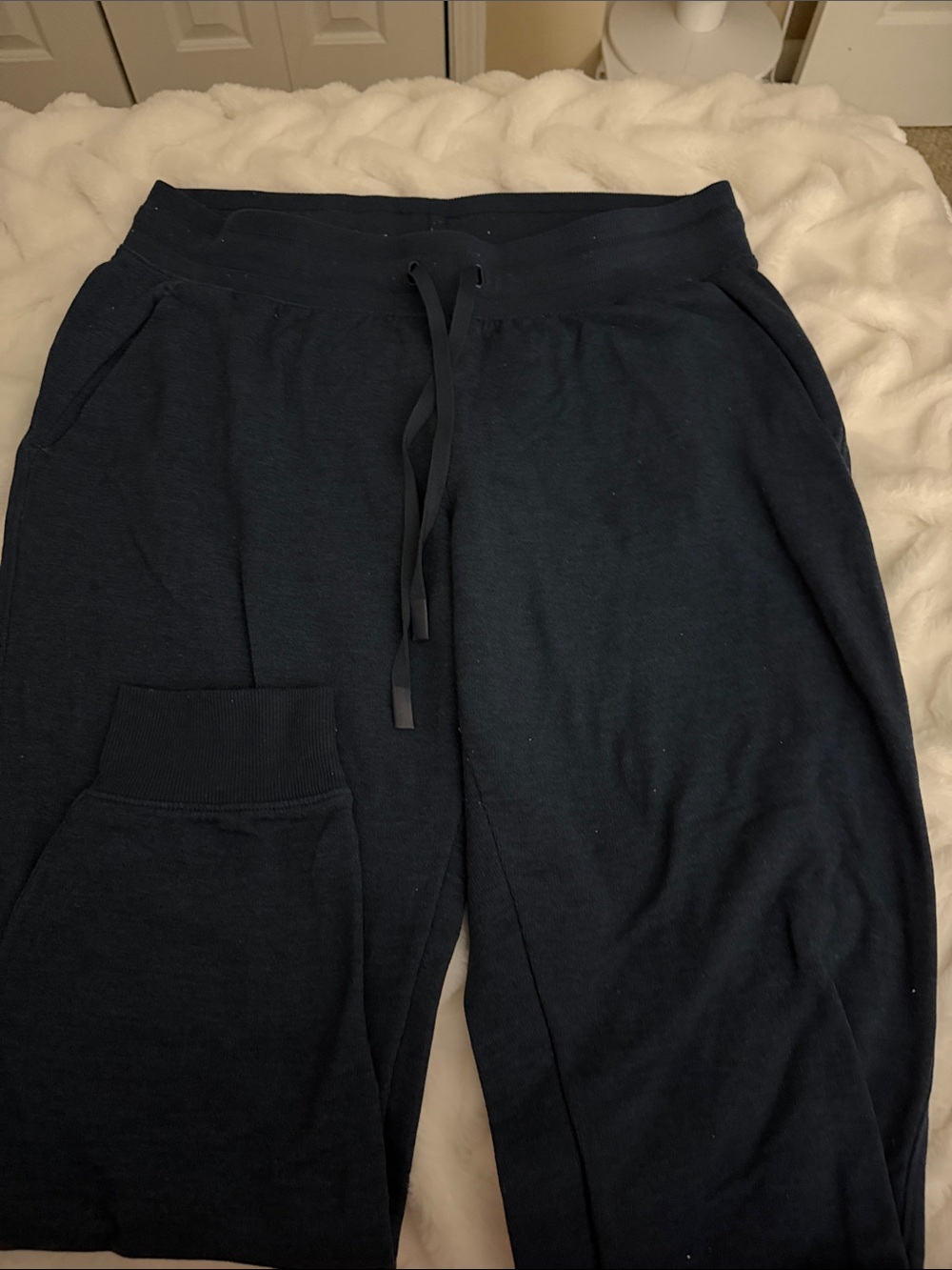Athletic Works Navy Blue Women's Drawstring Joggers